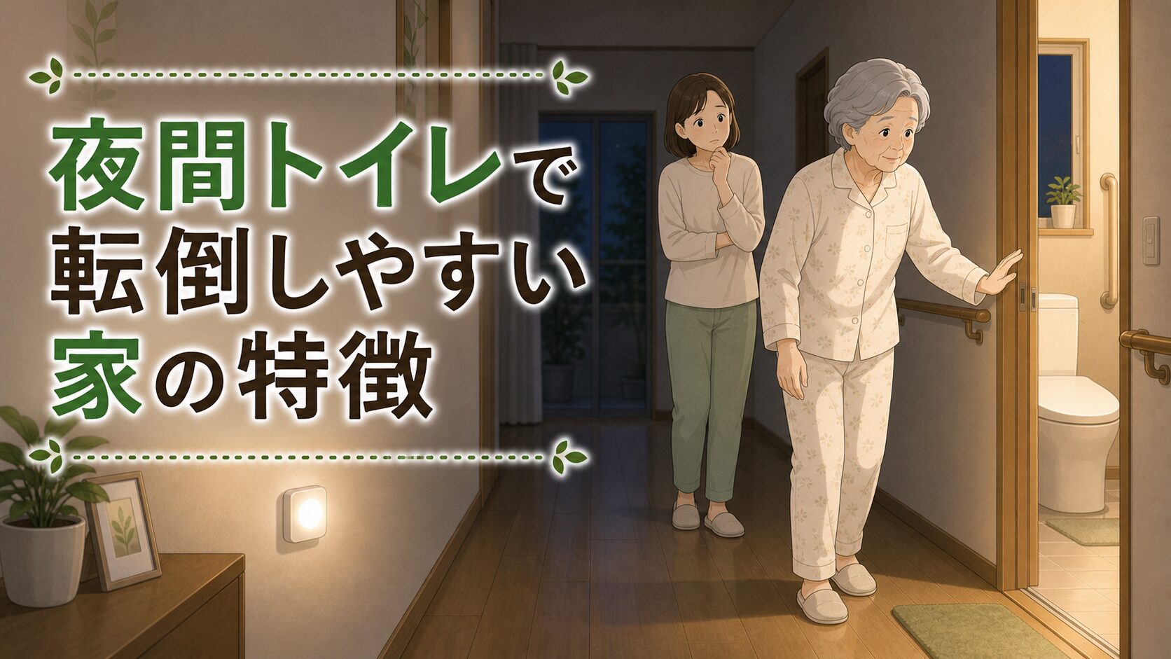 夜間トイレで転倒しやすい家の特徴
