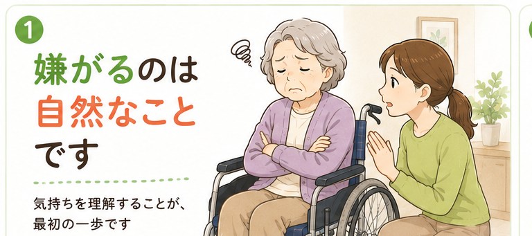 嫌がるのは自然なことです