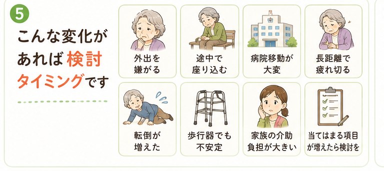こんな変化があれば検討タイミングです