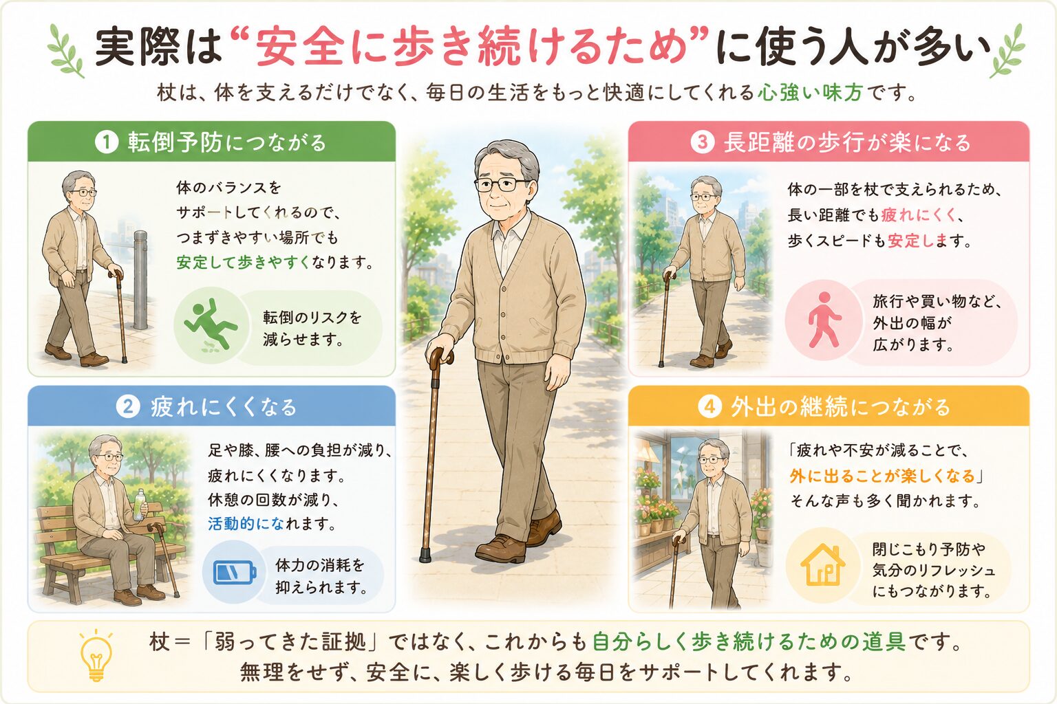 なぜ杖を恥ずかしいと感じるのか 理由と心理