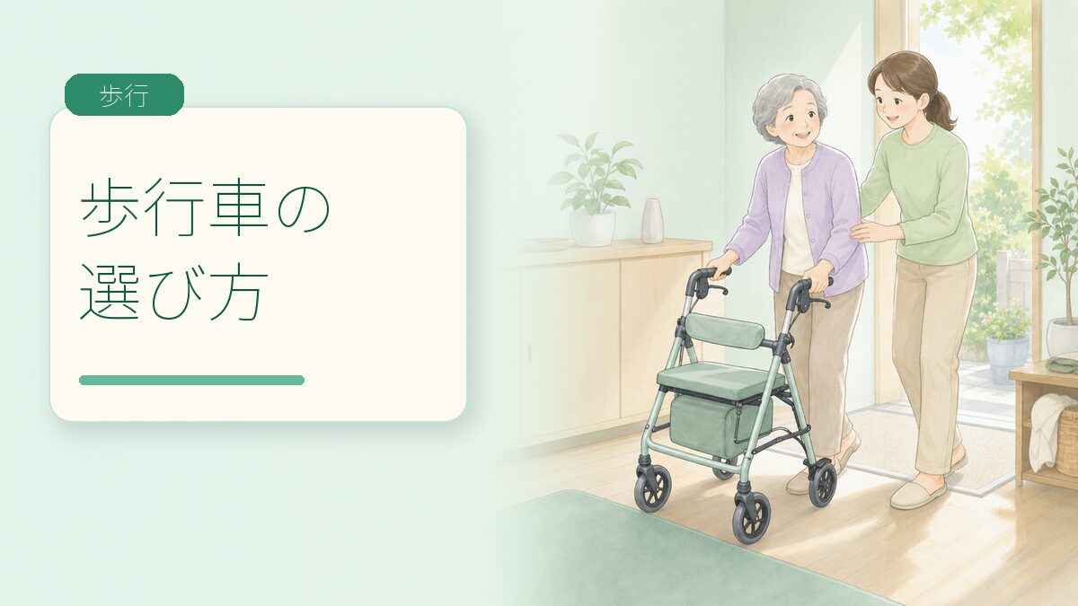 歩行車の選び方